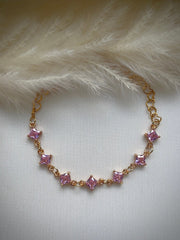 Dainty angelic gold fairycore bracelet