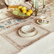Placemats for Christmas, Cherry Blossom Pattern, Set of 4