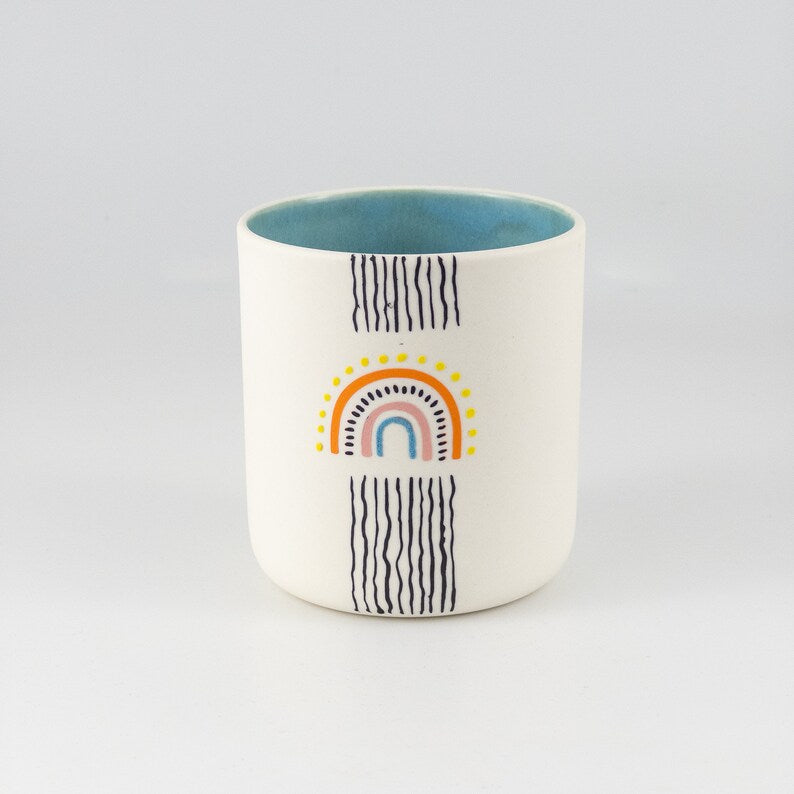 Handmade Motivational Mug for Moden Art Lovers