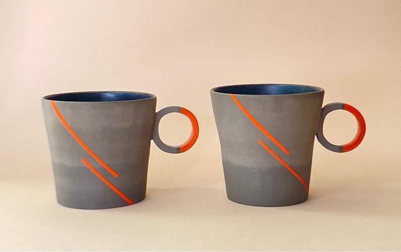 Artistic Pottery Mug for Art Lovers - Single