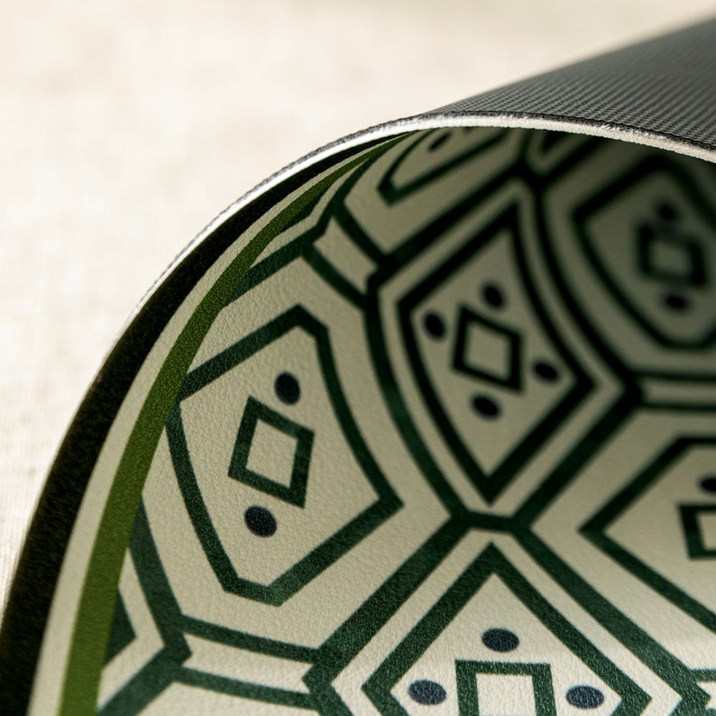 SET OF FOUR Green Butterfly Placemats, Lightly Waterproof