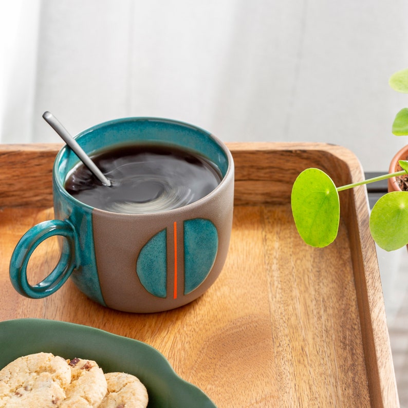 Bauhaus Inspired Coffee Lover Retro Mug