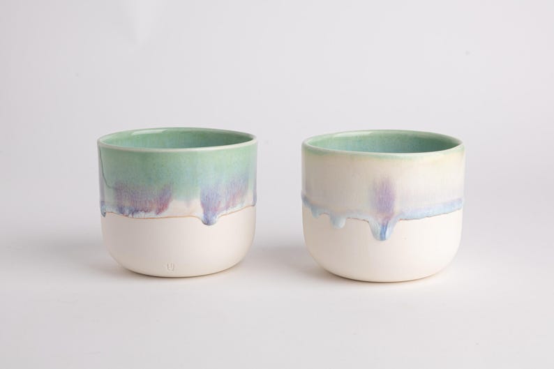 Handmade Ceramic Breakfast Set Cute Cloud Plate and Cup