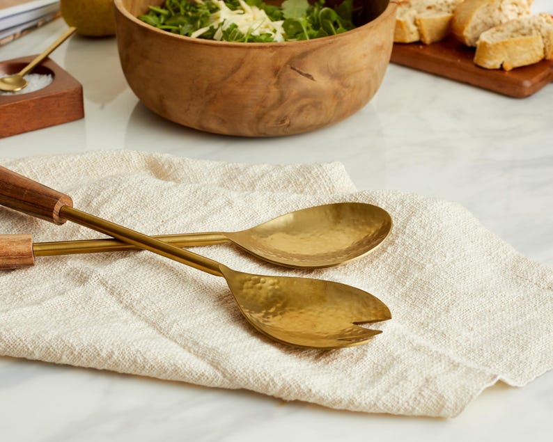 Hema Spoon and Fork Salad Server Set