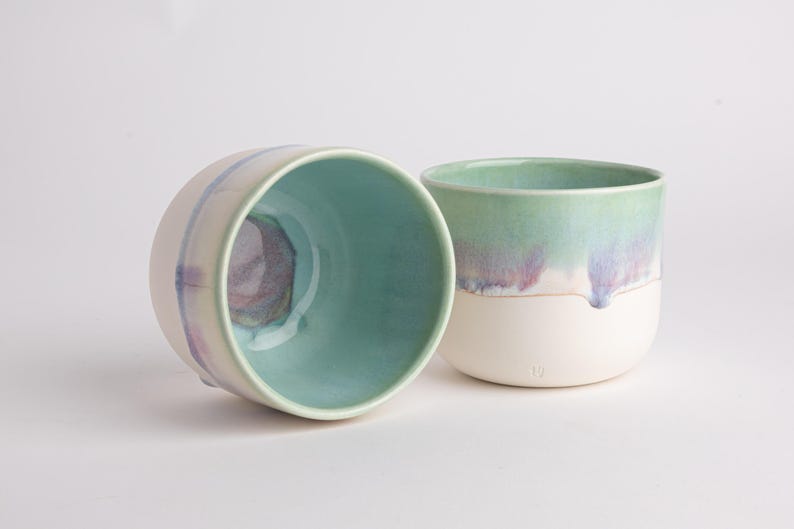 Handmade Ceramic Breakfast Set Cute Cloud Plate and Cup