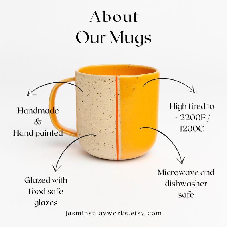 Artistic Pottery Mug for Art Lovers - Single