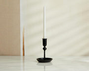 Noa Antique Black Gold Candle Holder