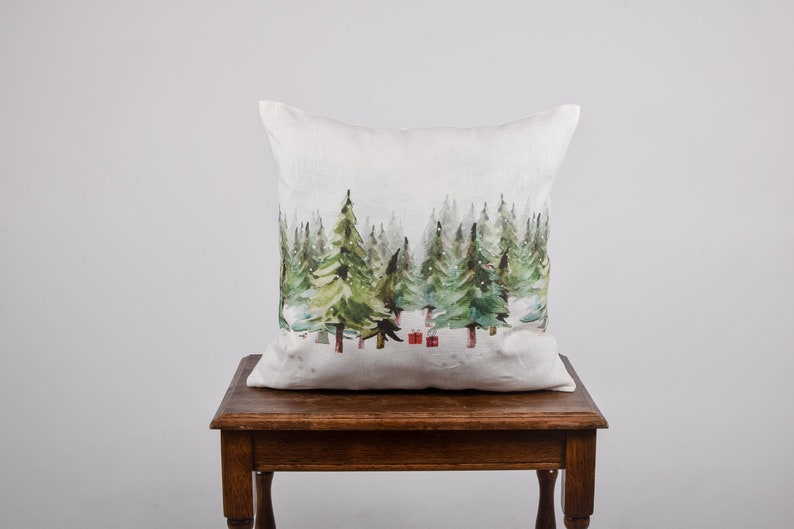 Paws in the Snow Cushion Cover