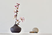 Hand Carved Ceramic Black Porcelain Vase