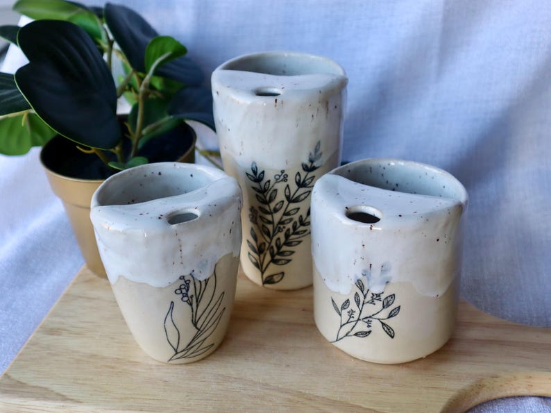 Handmade Ceramic Travel Cup / Tumbler