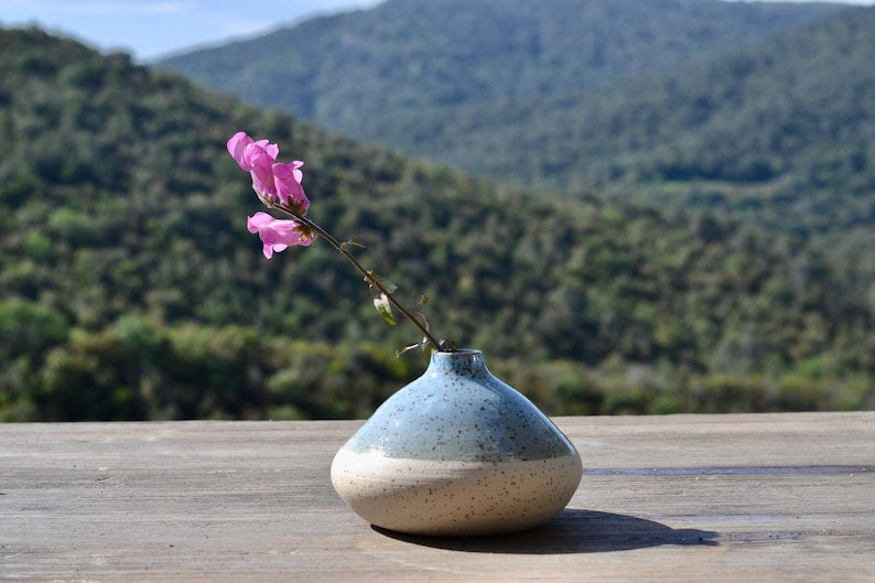 Speckled Clay Ikebana Vases | Japanese Vase