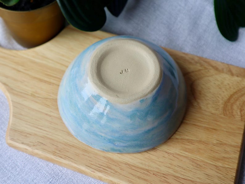 Handmade Little Ceramic Bowl with Cherries