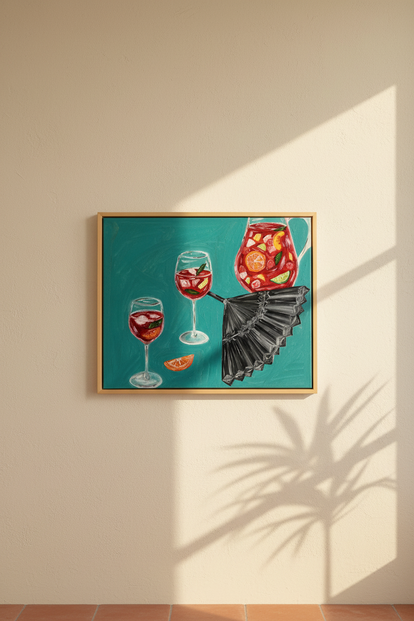 Refresco ao sol Painting in a warm sunlit Portuguese interior