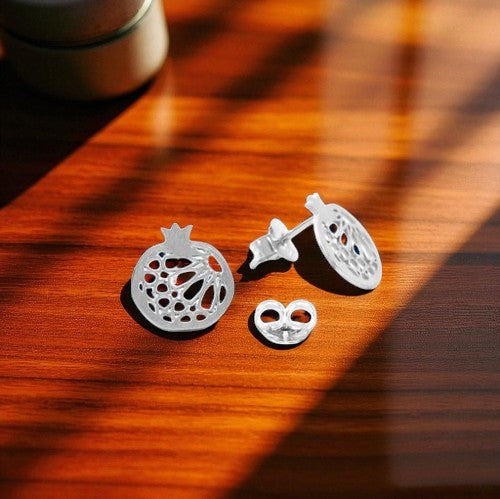 Sterling Silver Stud Earrings Granada No.1