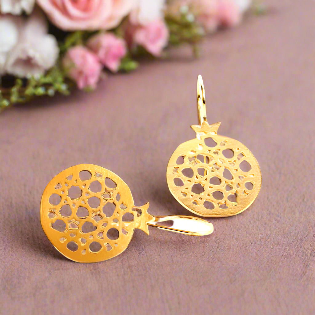 Gold Plated Hook Earrings Granada No.4