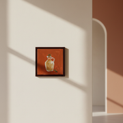 Passa o azeite Painting on a warm cream and terracotta Portuguese-inspired wall