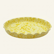 Frill Edge Splatterware Dish