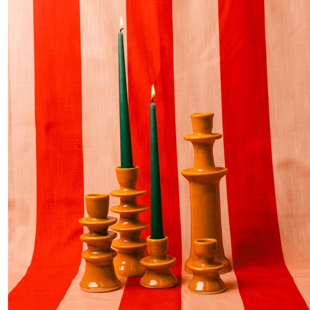 Tall Ceramic Candlestick
