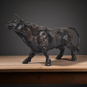 Miniature Bronze Fighting Bull