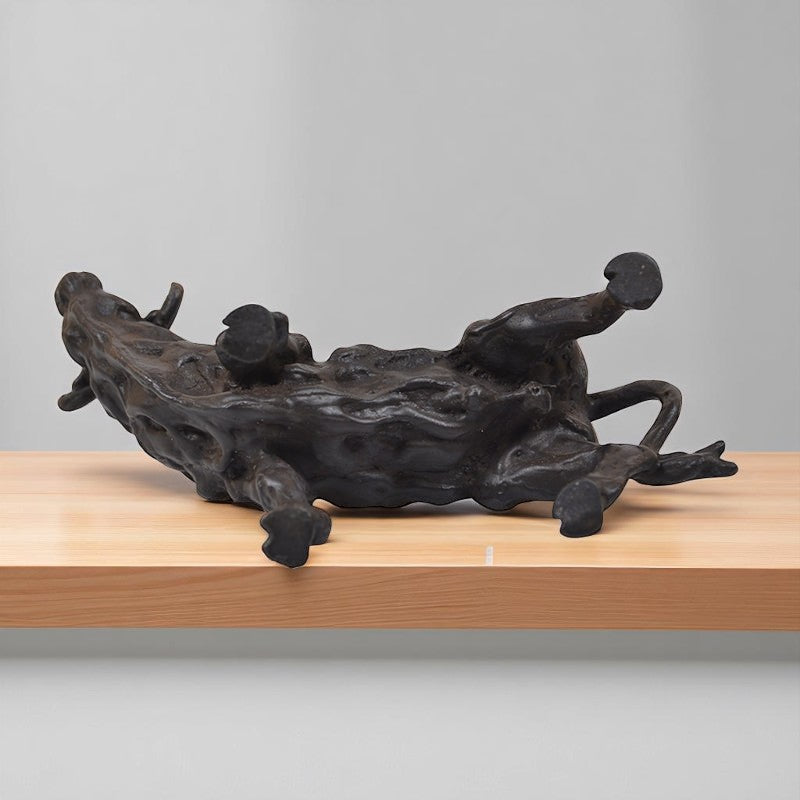 Bronze Bull with Raised Head