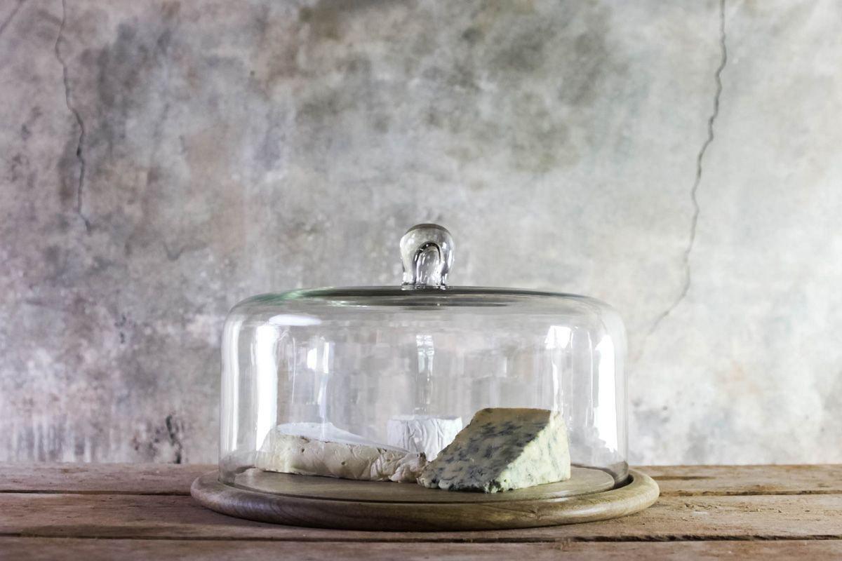 Nkuku Recycled Glass Cake Dome