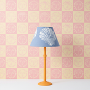 Pilgrim Lampshade Sea Blue – Sunne Border Sherbet Wallpaper