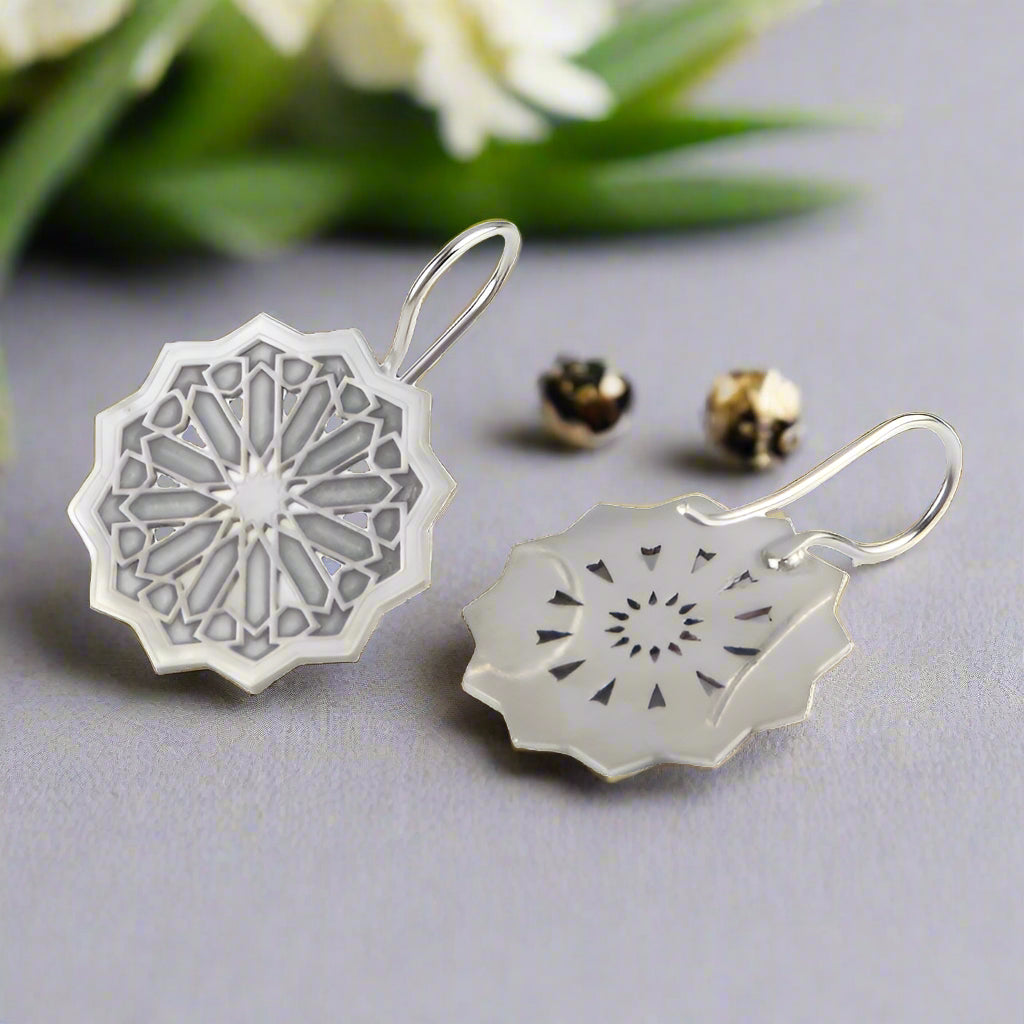 Sterling Silver Earring Estrella Hook