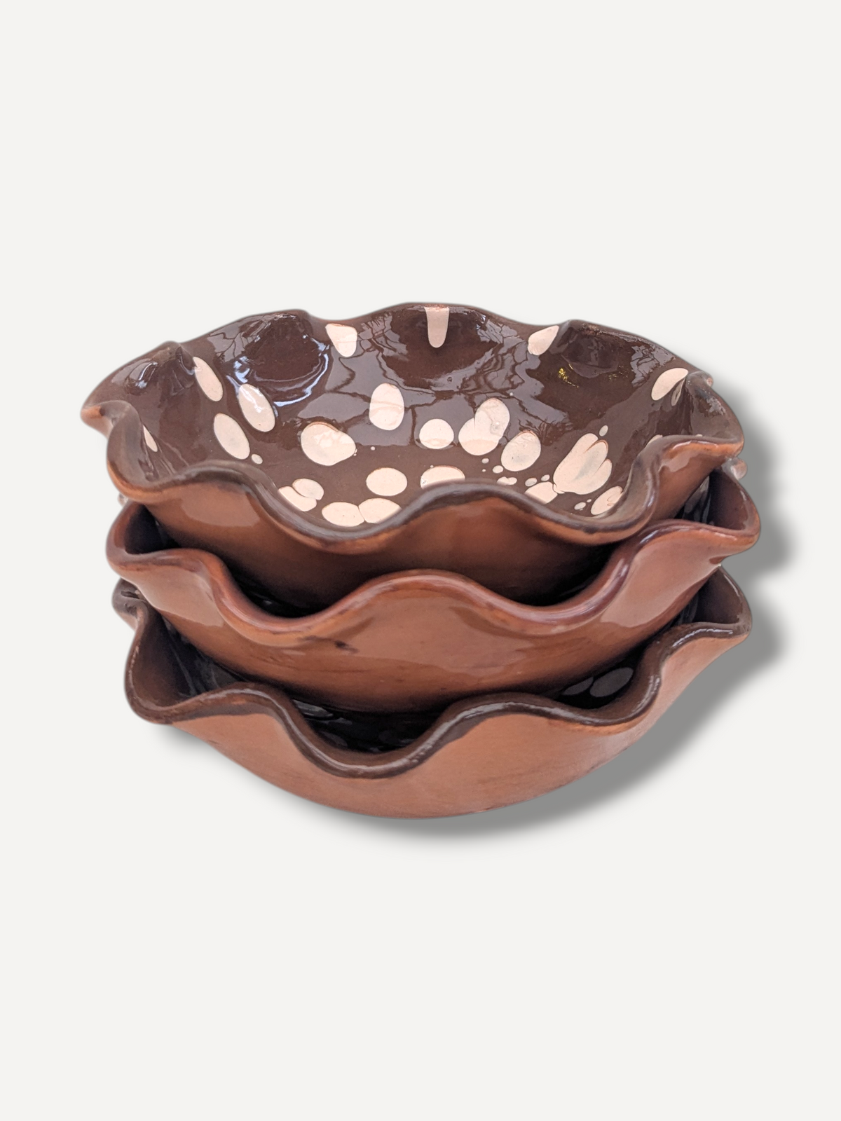 Dark Chocolate Ripple Side Bowl