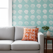 Seaweed Cushion Coral – Pilgrim Aqua Wallpaper