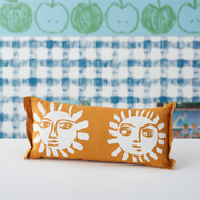 Sunne Bolster Sunlight – Sunne Border Blue Green Wallpaper