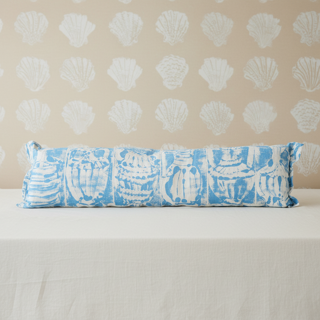 Taverna Bed Bolster – Pilgrim Natural Wallpaper