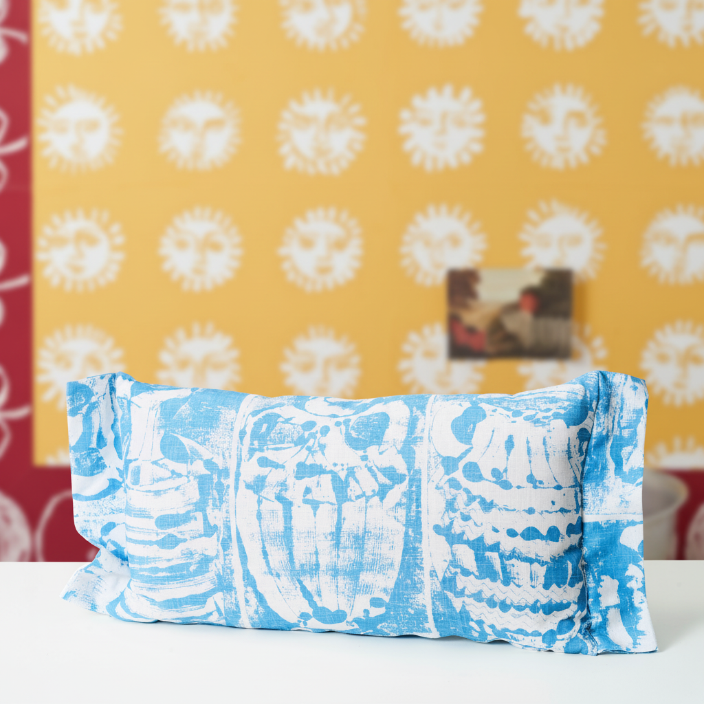 Taverna Bolster Trevi – Sunne Border Pink Red Wallpaper