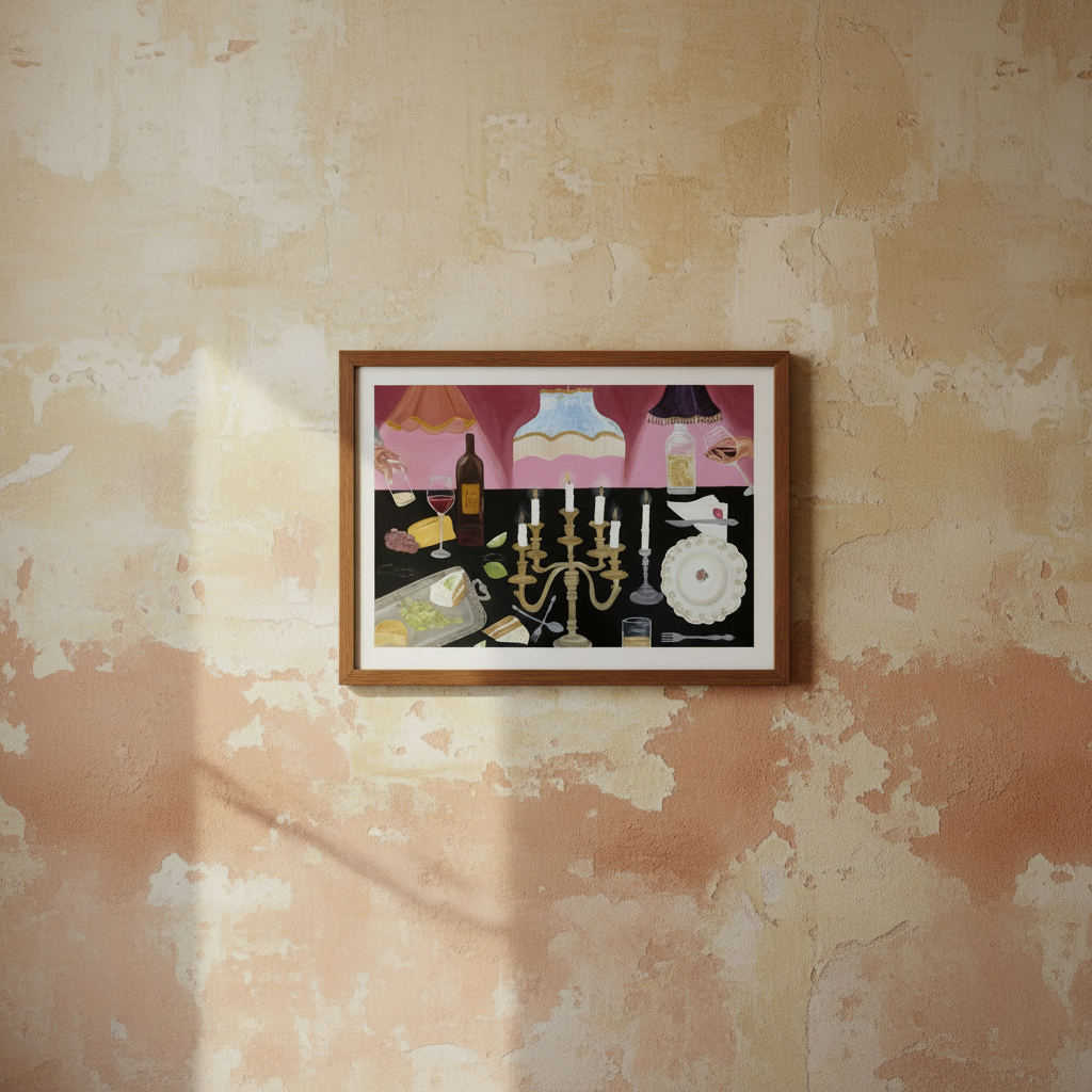 The Joy of Hosting Print – Realistic Portuguese Wall